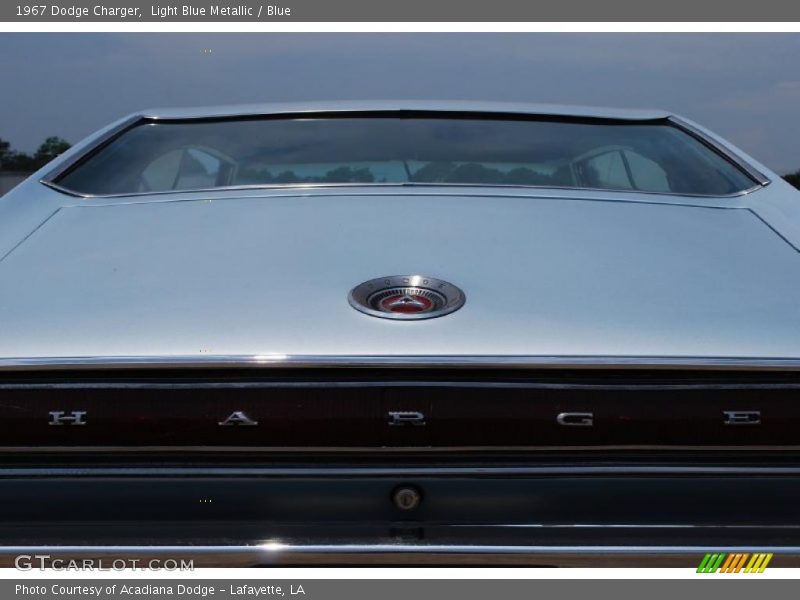 Light Blue Metallic / Blue 1967 Dodge Charger