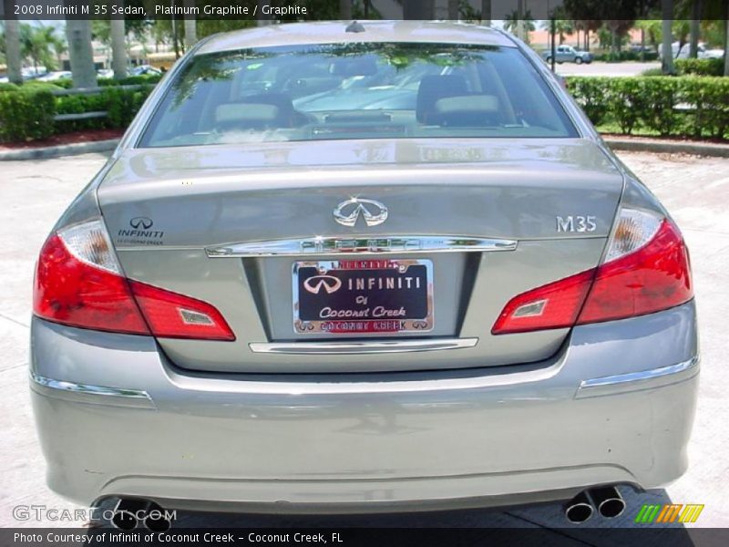 Platinum Graphite / Graphite 2008 Infiniti M 35 Sedan