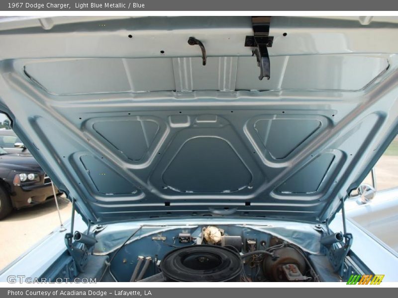 Light Blue Metallic / Blue 1967 Dodge Charger