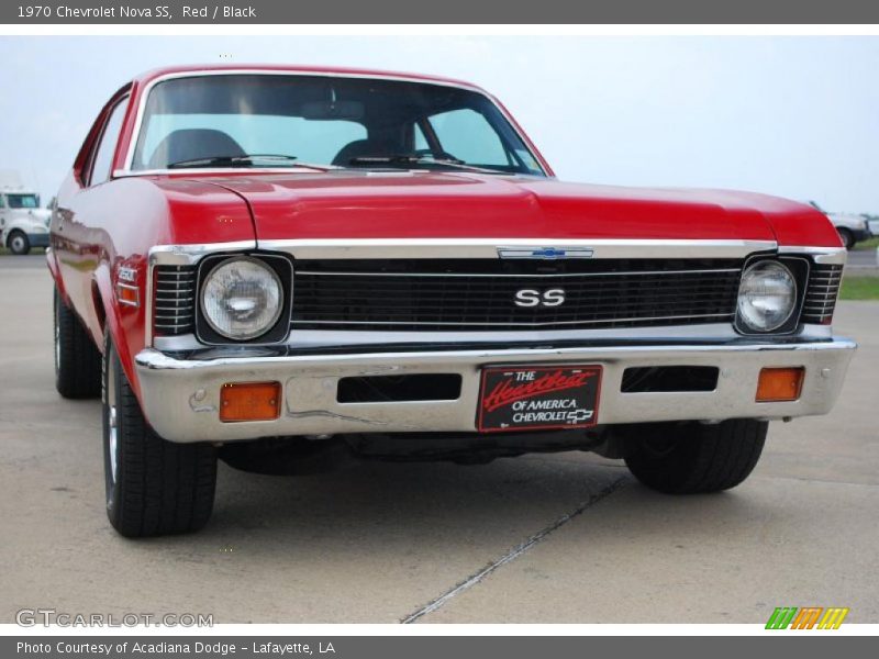 Red / Black 1970 Chevrolet Nova SS