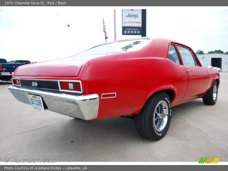 Red / Black 1970 Chevrolet Nova SS