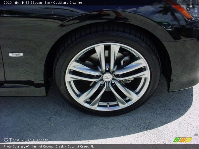Black Obsidian / Graphite 2010 Infiniti M 35 S Sedan