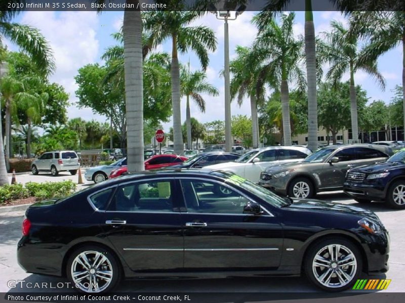 Black Obsidian / Graphite 2010 Infiniti M 35 S Sedan