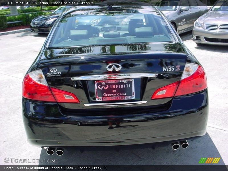 Black Obsidian / Graphite 2010 Infiniti M 35 S Sedan