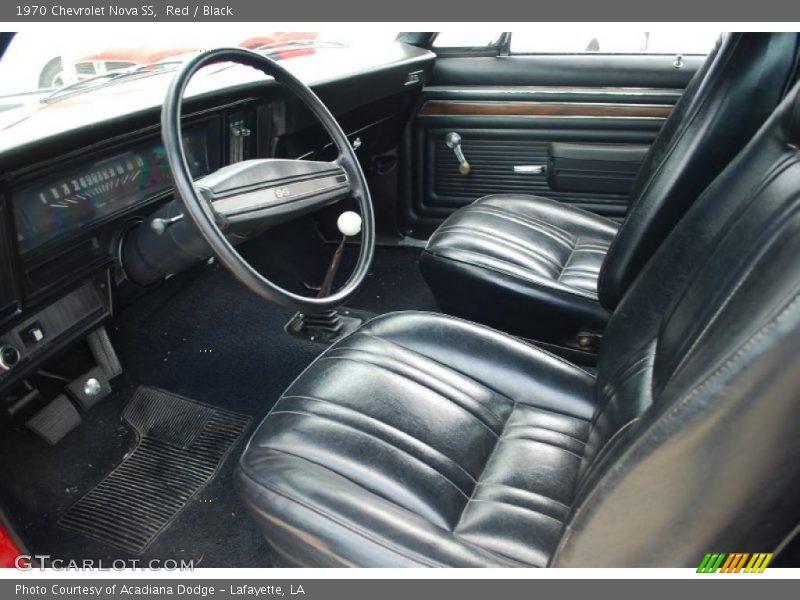 Red / Black 1970 Chevrolet Nova SS
