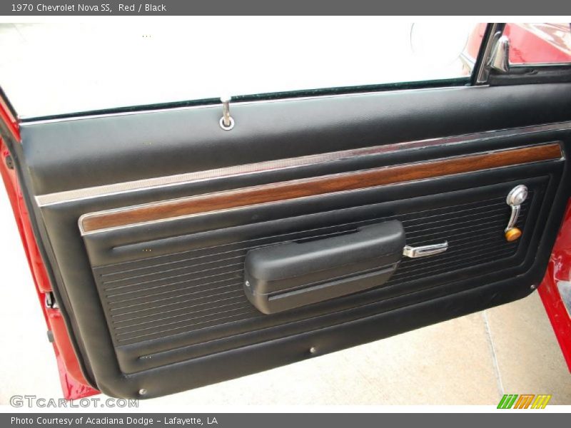 Red / Black 1970 Chevrolet Nova SS