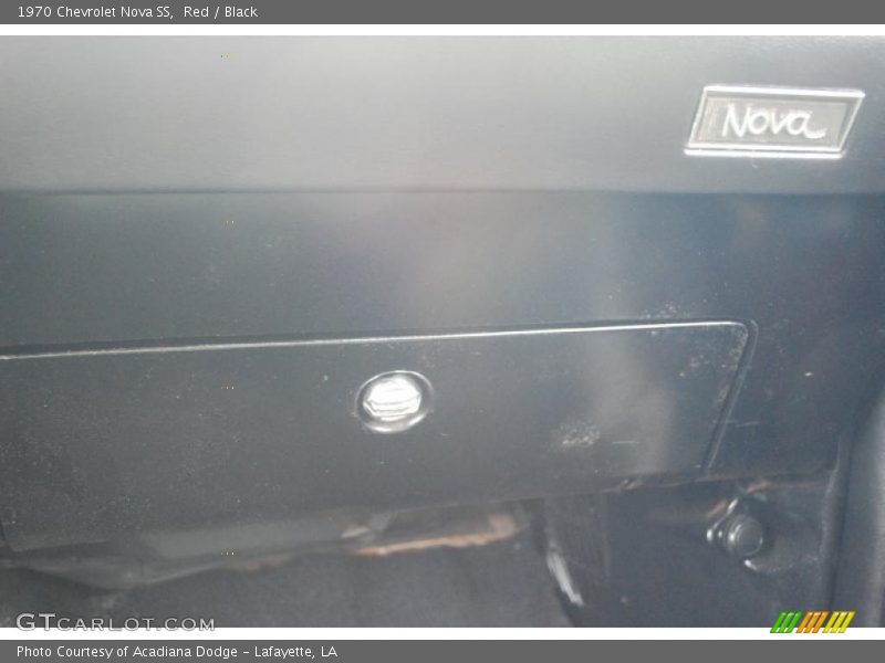 Red / Black 1970 Chevrolet Nova SS