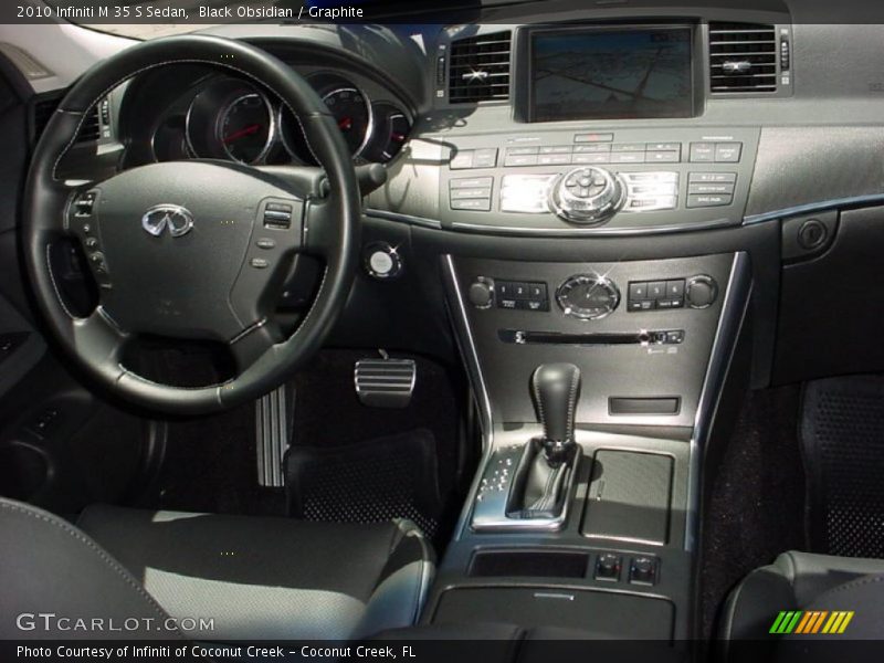 Black Obsidian / Graphite 2010 Infiniti M 35 S Sedan