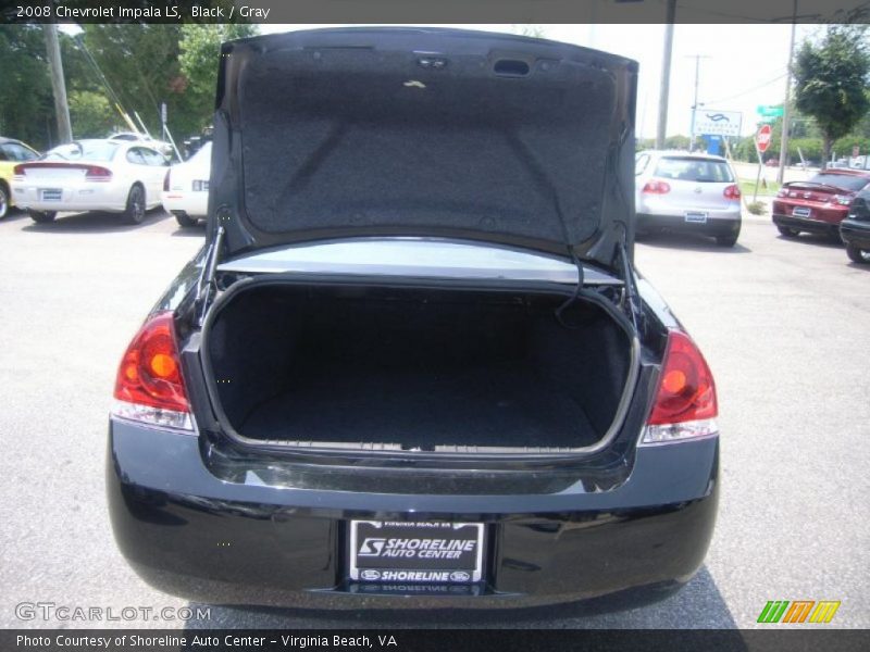 Black / Gray 2008 Chevrolet Impala LS