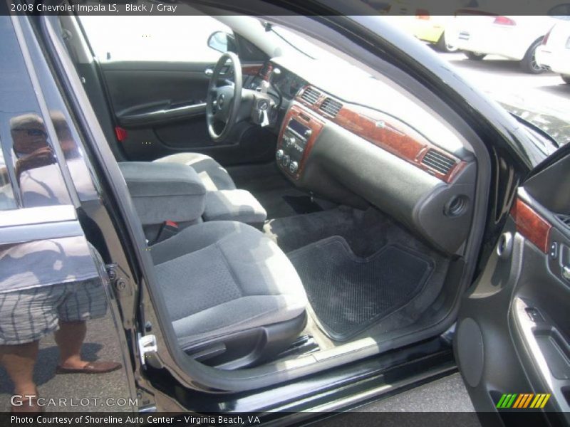 Black / Gray 2008 Chevrolet Impala LS