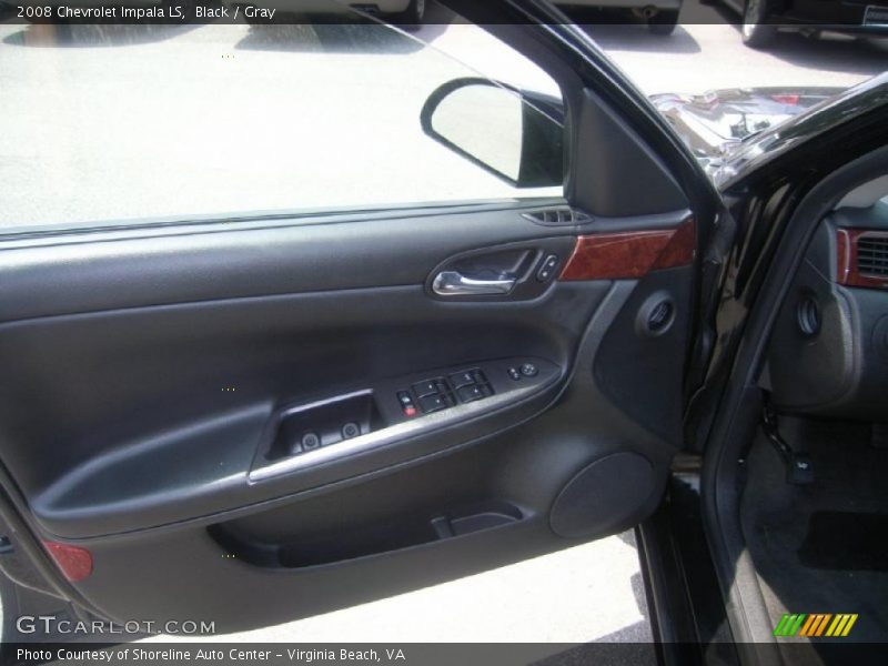 Black / Gray 2008 Chevrolet Impala LS