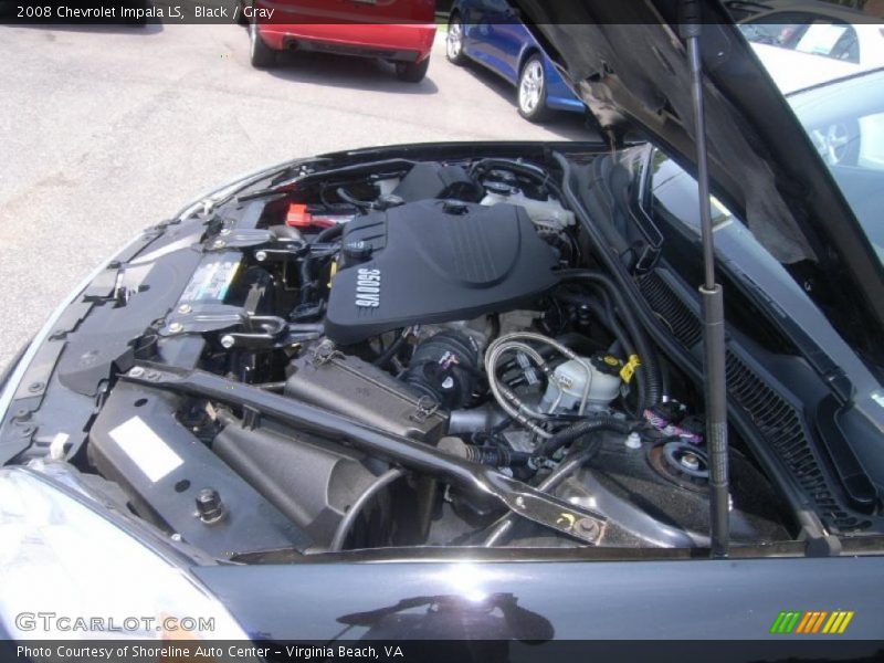 Black / Gray 2008 Chevrolet Impala LS