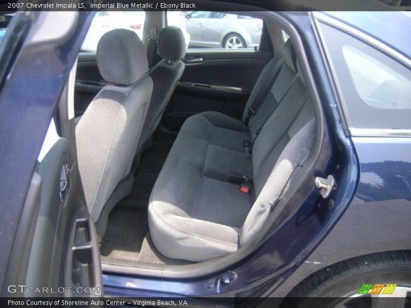 Imperial Blue Metallic / Ebony Black 2007 Chevrolet Impala LS