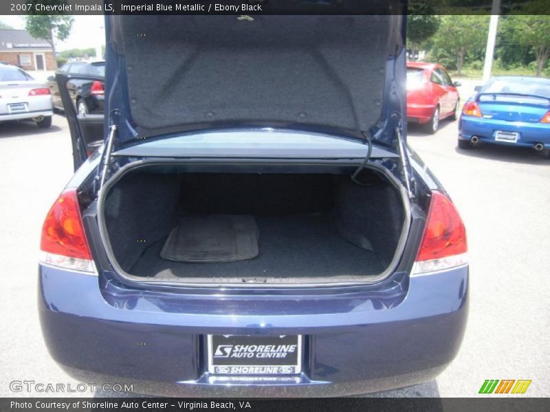 Imperial Blue Metallic / Ebony Black 2007 Chevrolet Impala LS