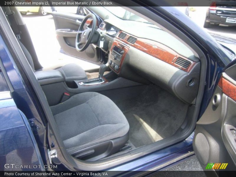 Imperial Blue Metallic / Ebony Black 2007 Chevrolet Impala LS