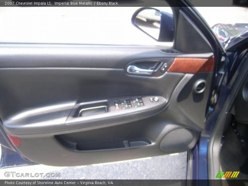 Imperial Blue Metallic / Ebony Black 2007 Chevrolet Impala LS