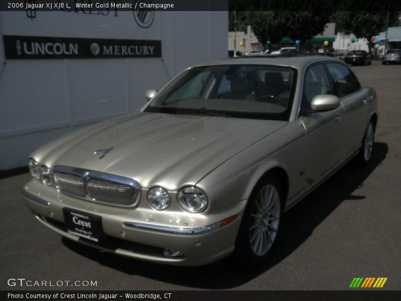 Winter Gold Metallic / Champagne 2006 Jaguar XJ XJ8 L