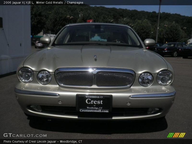 Winter Gold Metallic / Champagne 2006 Jaguar XJ XJ8 L