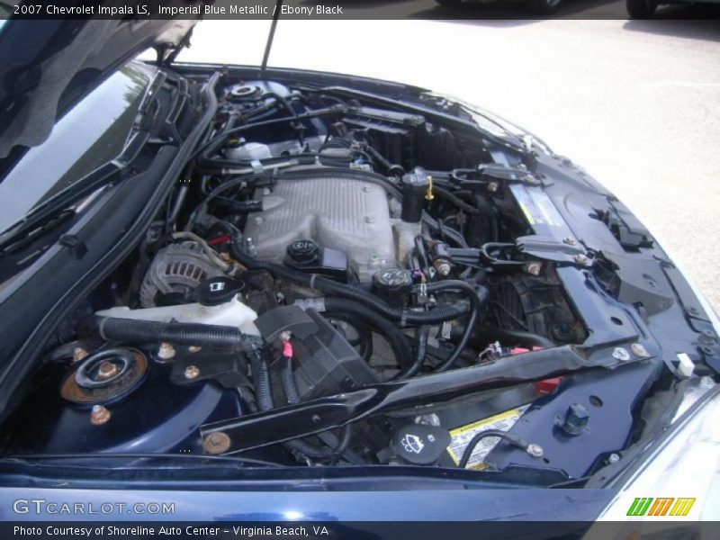 Imperial Blue Metallic / Ebony Black 2007 Chevrolet Impala LS