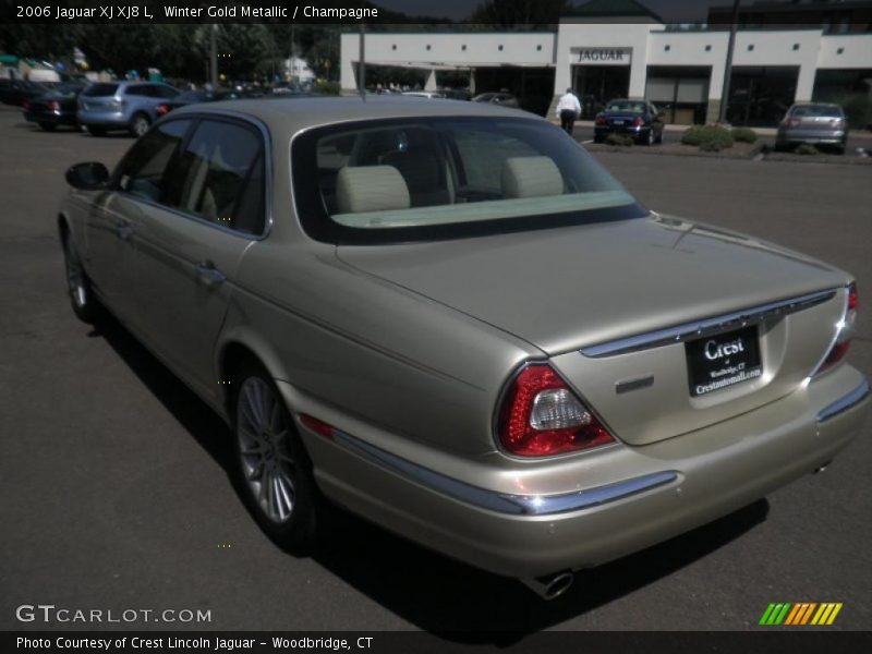 Winter Gold Metallic / Champagne 2006 Jaguar XJ XJ8 L