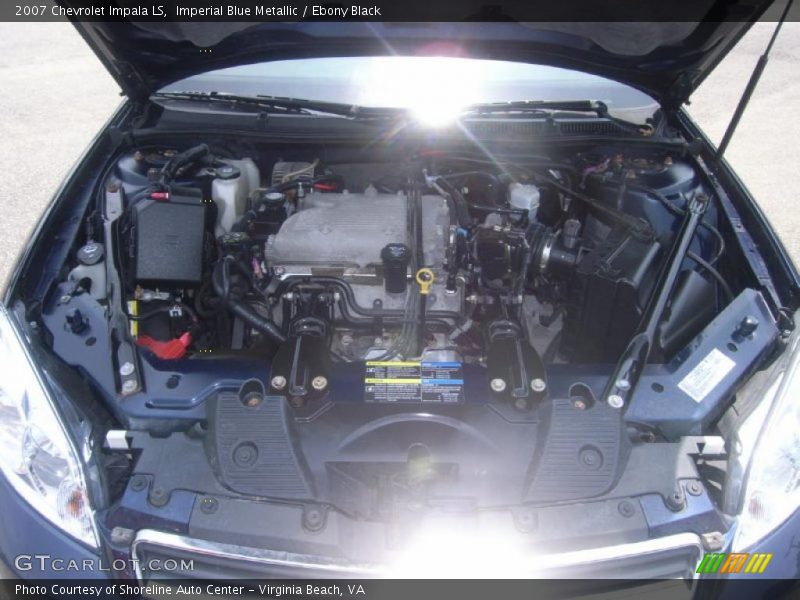 Imperial Blue Metallic / Ebony Black 2007 Chevrolet Impala LS