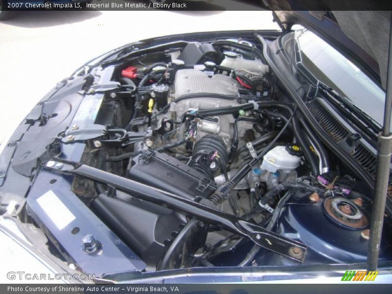 Imperial Blue Metallic / Ebony Black 2007 Chevrolet Impala LS