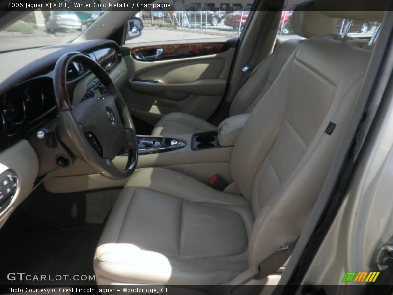 Winter Gold Metallic / Champagne 2006 Jaguar XJ XJ8 L