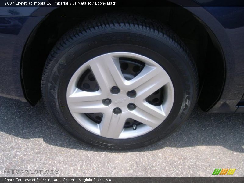 Imperial Blue Metallic / Ebony Black 2007 Chevrolet Impala LS