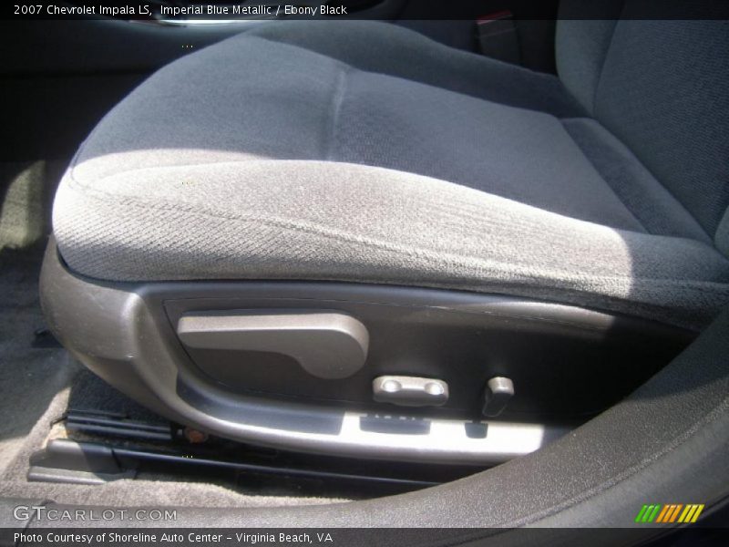 Imperial Blue Metallic / Ebony Black 2007 Chevrolet Impala LS
