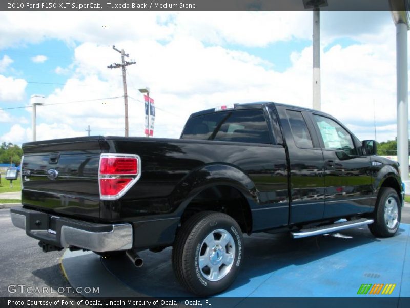 Tuxedo Black / Medium Stone 2010 Ford F150 XLT SuperCab