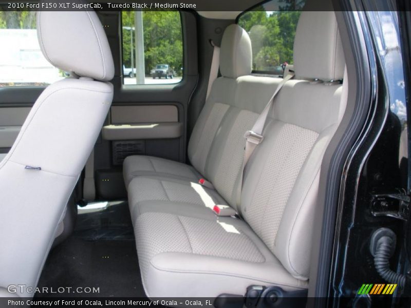 Tuxedo Black / Medium Stone 2010 Ford F150 XLT SuperCab