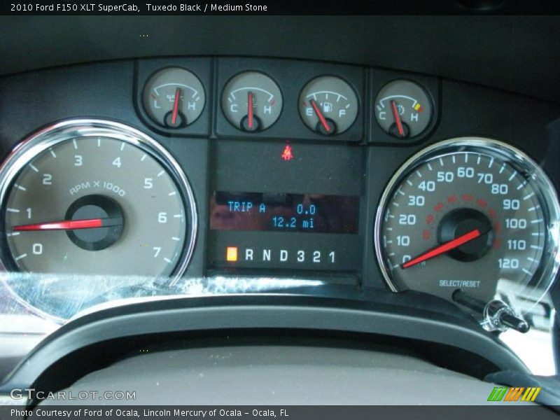 Tuxedo Black / Medium Stone 2010 Ford F150 XLT SuperCab