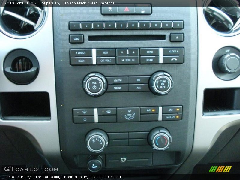 Tuxedo Black / Medium Stone 2010 Ford F150 XLT SuperCab