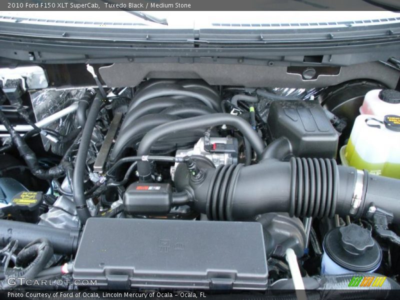 Tuxedo Black / Medium Stone 2010 Ford F150 XLT SuperCab