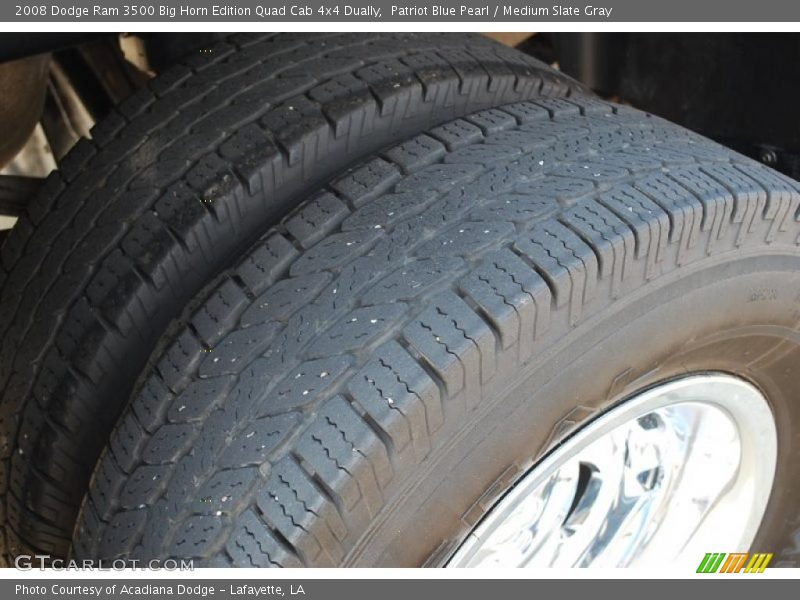 Patriot Blue Pearl / Medium Slate Gray 2008 Dodge Ram 3500 Big Horn Edition Quad Cab 4x4 Dually
