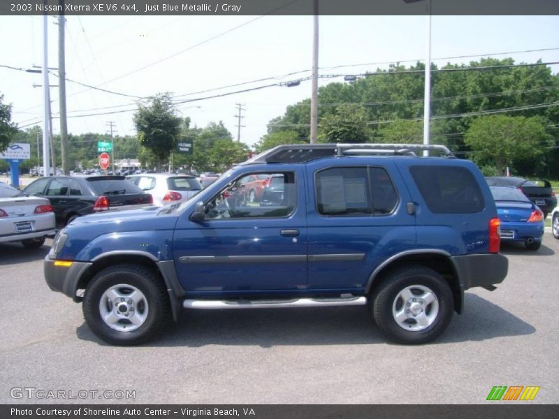 Just Blue Metallic / Gray 2003 Nissan Xterra XE V6 4x4
