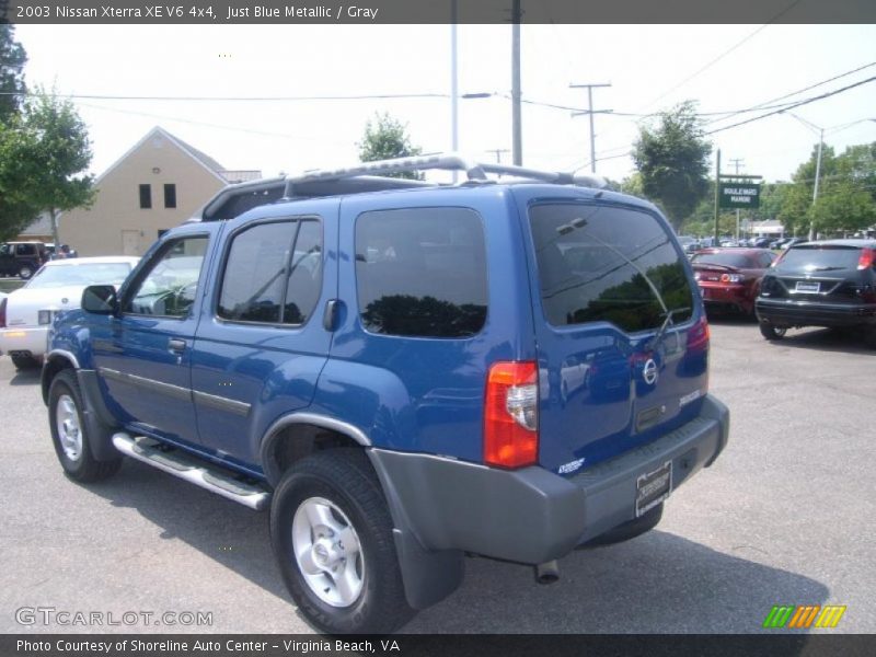 Just Blue Metallic / Gray 2003 Nissan Xterra XE V6 4x4