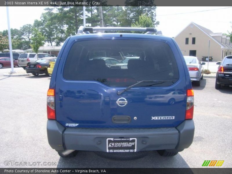 Just Blue Metallic / Gray 2003 Nissan Xterra XE V6 4x4
