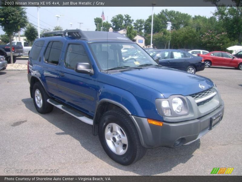 Just Blue Metallic / Gray 2003 Nissan Xterra XE V6 4x4