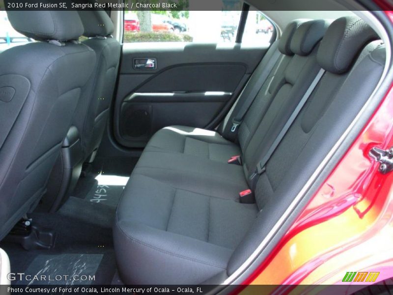 Sangria Red Metallic / Charcoal Black 2010 Ford Fusion SE