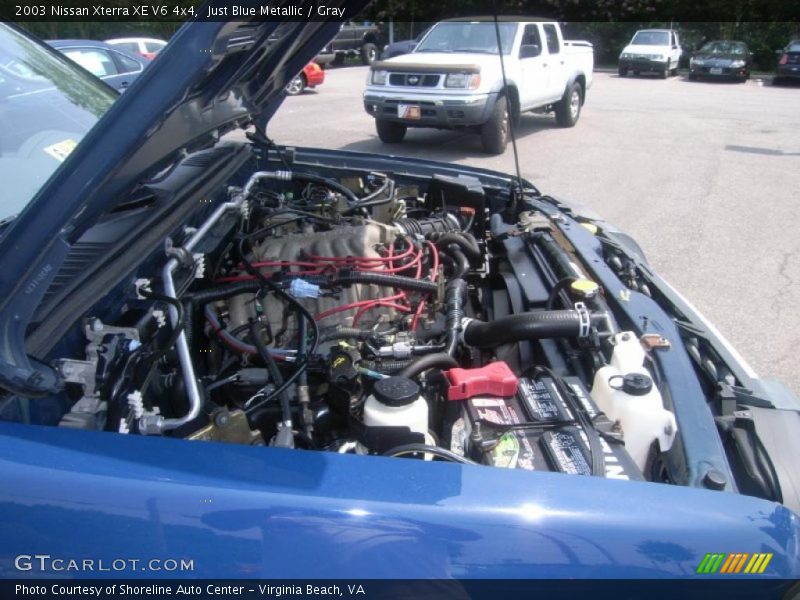 Just Blue Metallic / Gray 2003 Nissan Xterra XE V6 4x4
