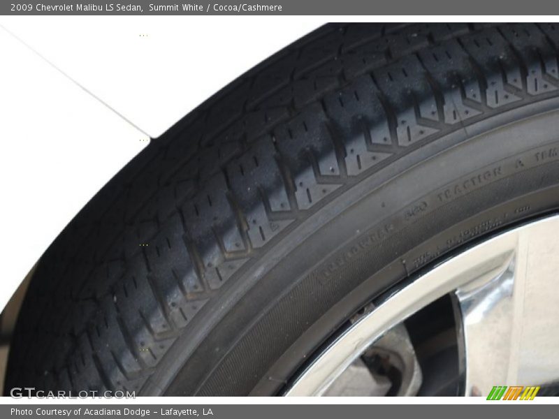 Summit White / Cocoa/Cashmere 2009 Chevrolet Malibu LS Sedan