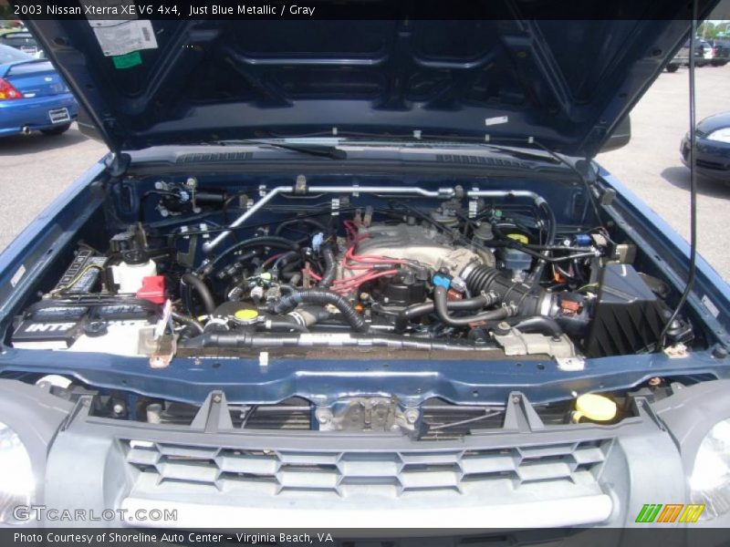 Just Blue Metallic / Gray 2003 Nissan Xterra XE V6 4x4