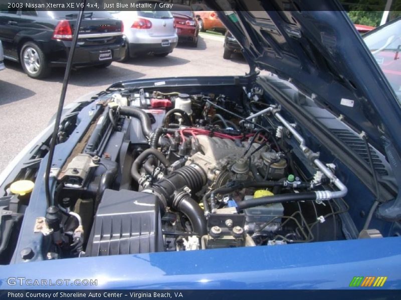 Just Blue Metallic / Gray 2003 Nissan Xterra XE V6 4x4