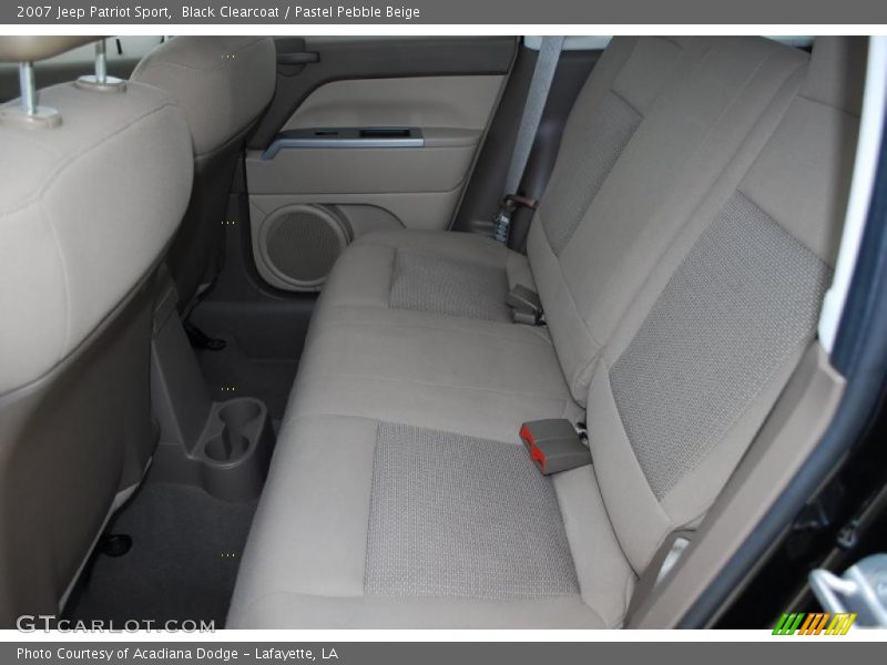 Black Clearcoat / Pastel Pebble Beige 2007 Jeep Patriot Sport