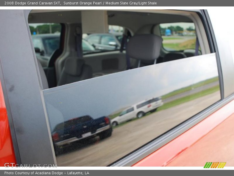 Sunburst Orange Pearl / Medium Slate Gray/Light Shale 2008 Dodge Grand Caravan SXT