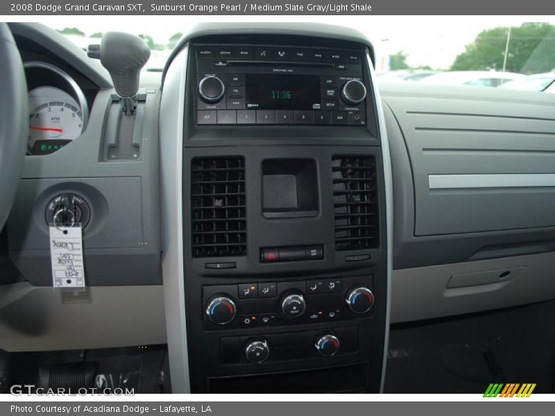 Sunburst Orange Pearl / Medium Slate Gray/Light Shale 2008 Dodge Grand Caravan SXT