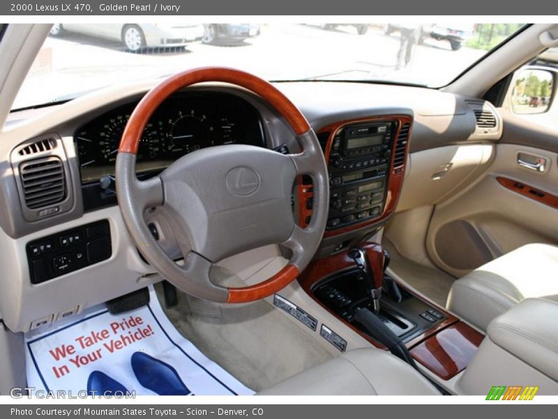 Golden Pearl / Ivory 2000 Lexus LX 470