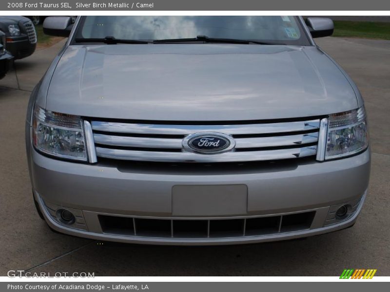 Silver Birch Metallic / Camel 2008 Ford Taurus SEL