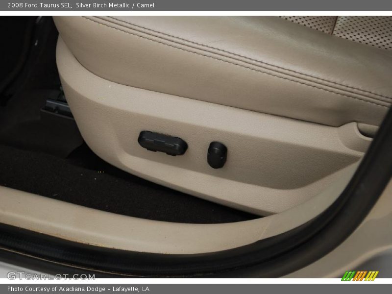 Silver Birch Metallic / Camel 2008 Ford Taurus SEL